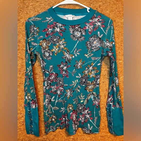 Sundance Floral Sketch Blue Flowers Size XS - Picture 4 of 6